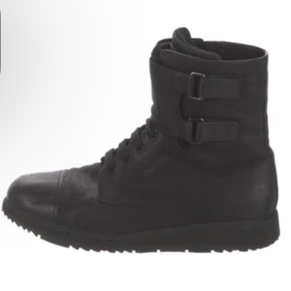Prada Black Half-boot Hightop Platform Sneaker Boots